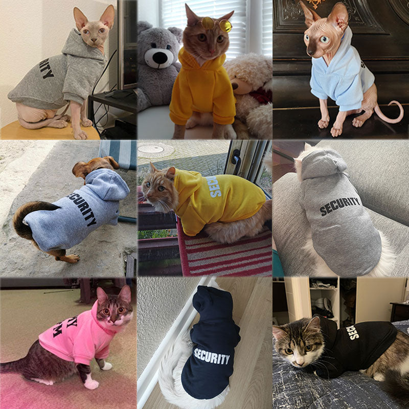 Security Cat Clothes Pet Cat Costume For Small Dogs - enoughdream.com