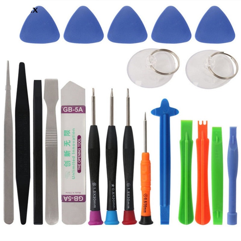 21 in 1 Mobile Phone Repair Tools Kit Spudger Pry Opening - enoughdream.com