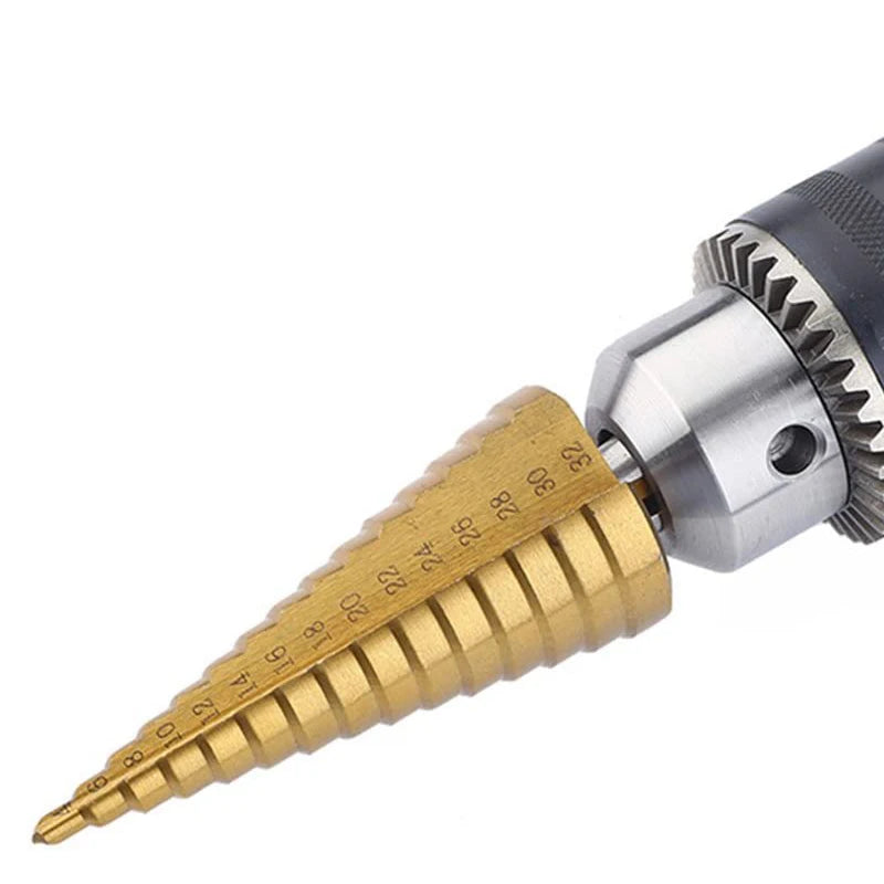 Titanium Coated Step Drill  Metal Tool