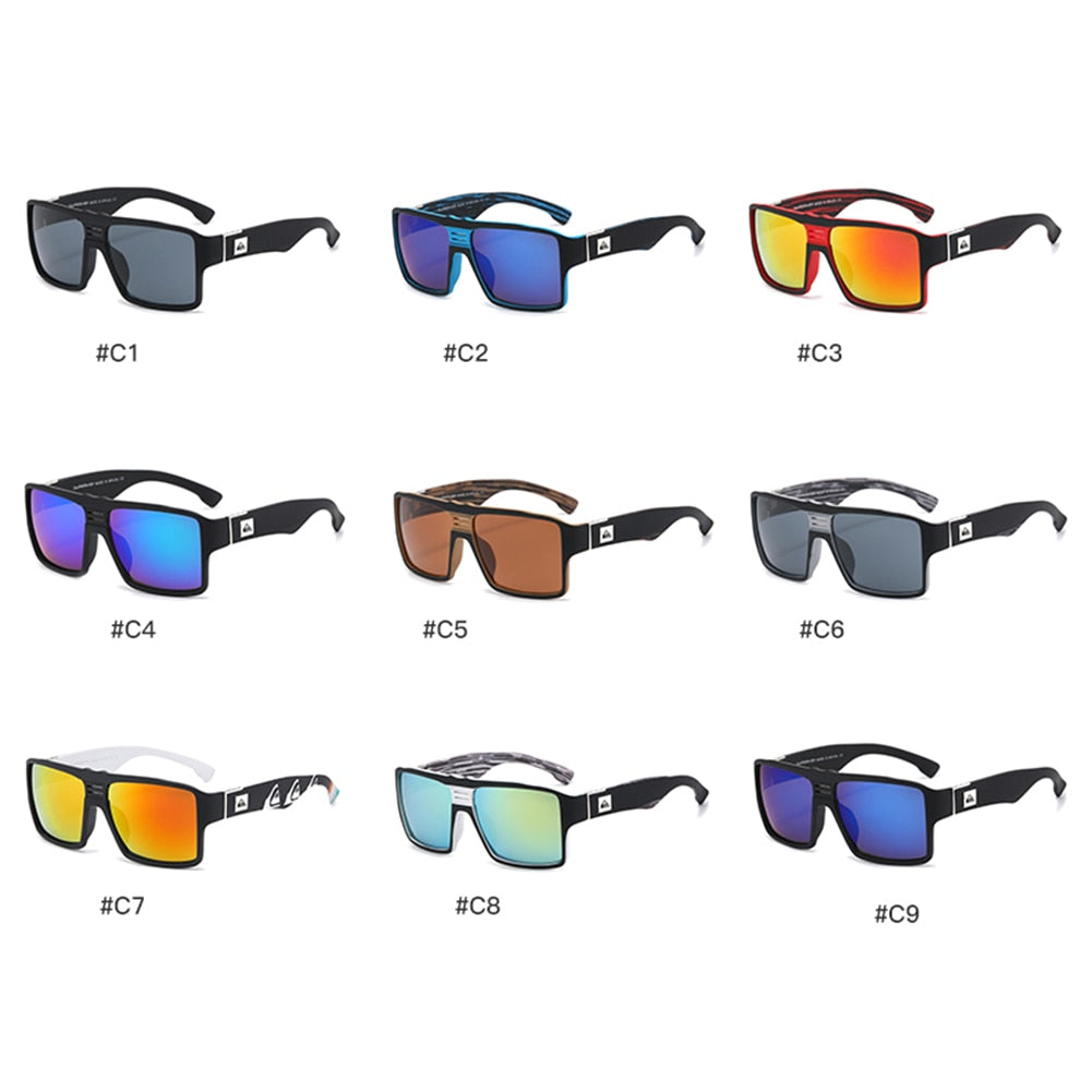 Fashion Trend Sunglasse Men Women Outdoor Large Square Frame Oversized Sports - enoughdream.com