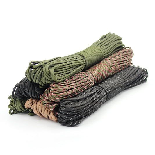 5 Meters Dia.4mm 7 Stand Cores Parachute Cord Lanyard Outdoor Camping - enoughdream.com