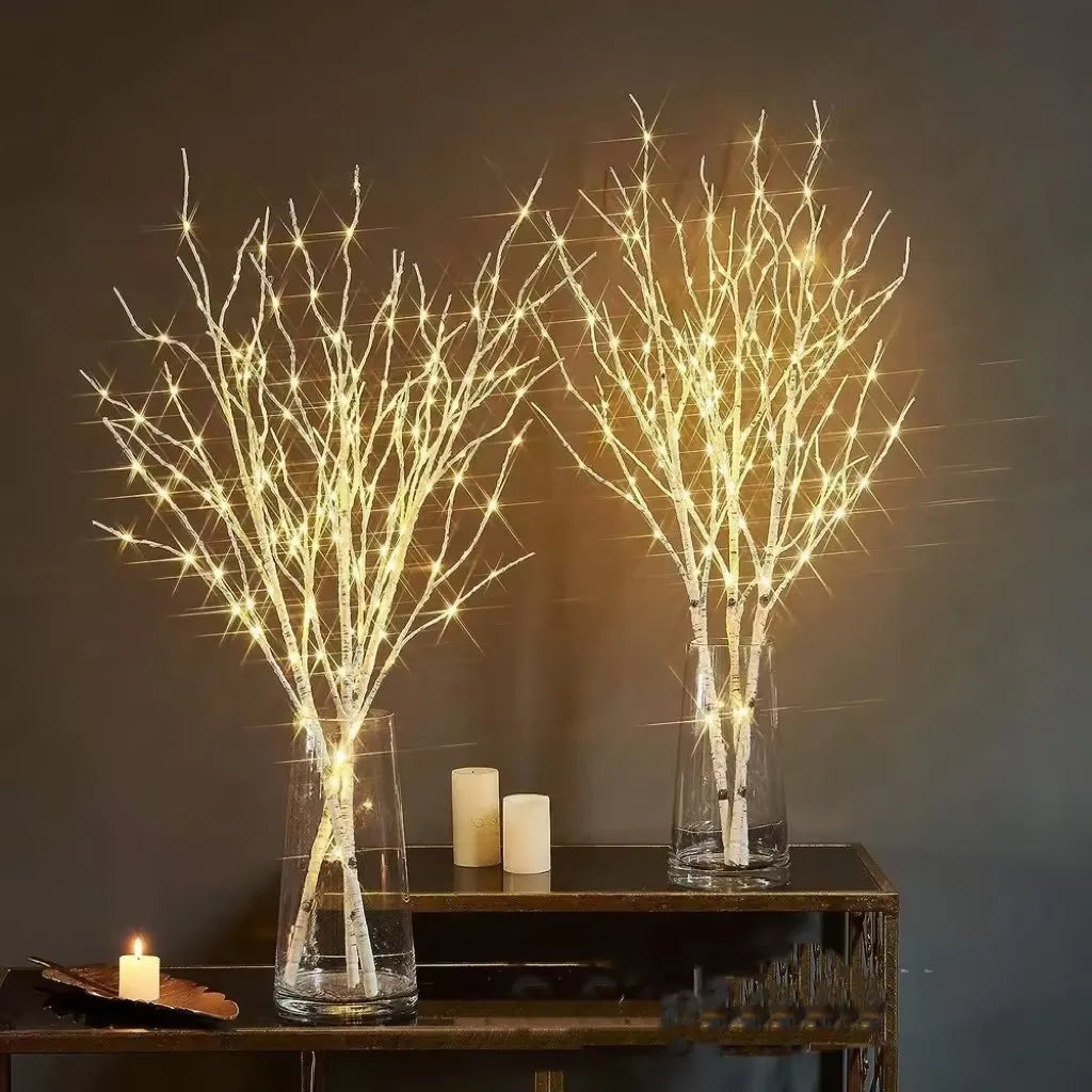 White Birch Branch Light LED - Party Wedding Decoration Twig Outdoor Lights