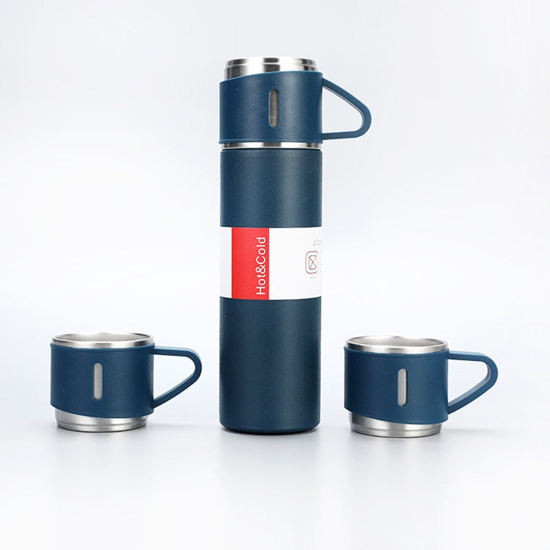 500Ml Bullet Double-Layer Stainless Steel Vacuum Thermos Coffee - enoughdream.com