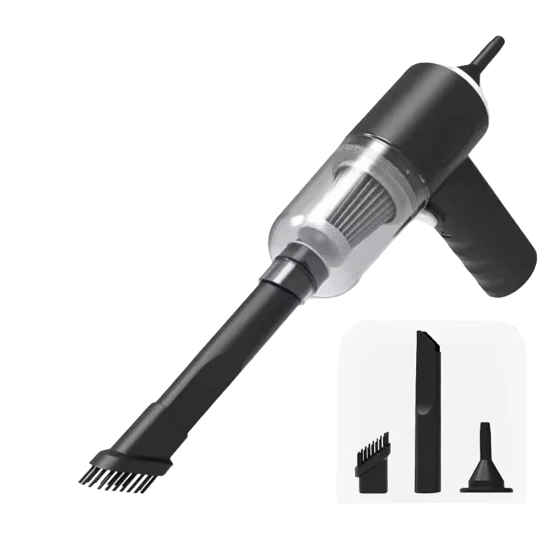 Small portable vacuum cleaner for various household dust uses.