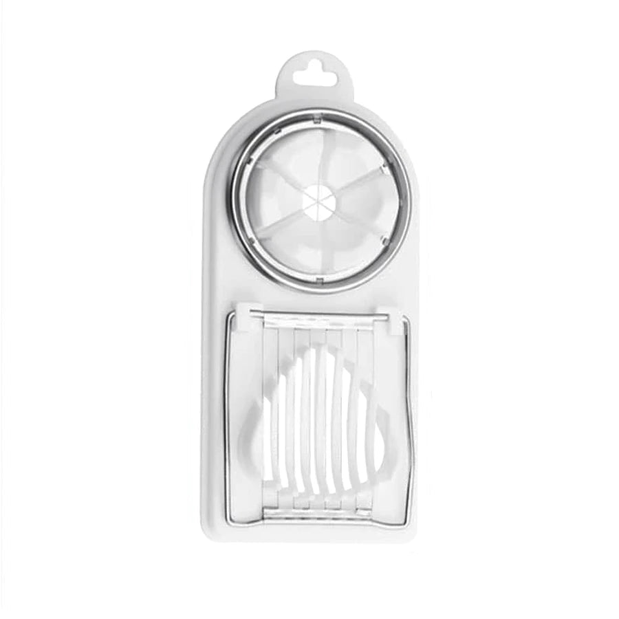 Multifunctional 2 in 1 slicer, fruit and egg cutter