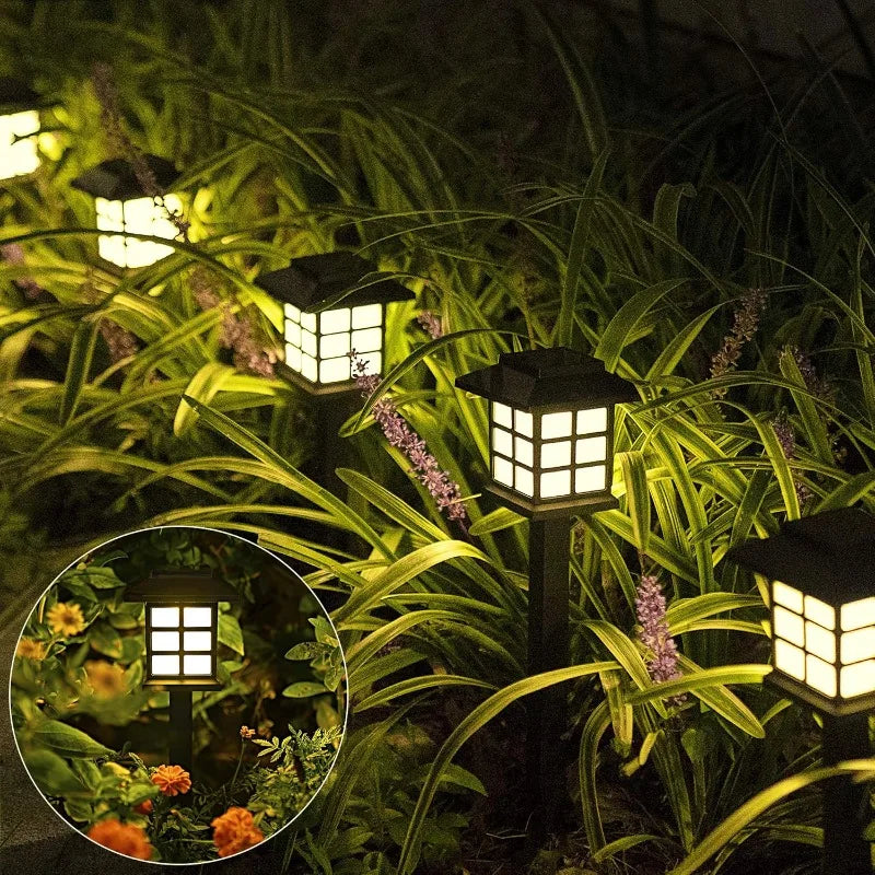 Pack Solar Pathway Light Outdoor Solar for Garden