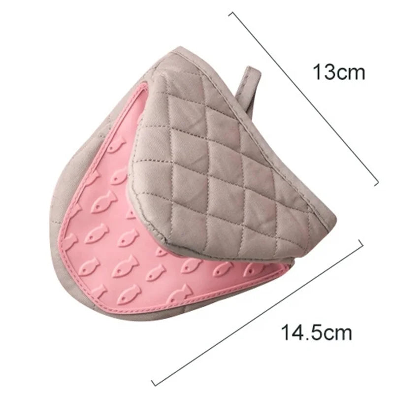Fish  Shaped Silicone Anti Scald Oven Gloves Kitchen