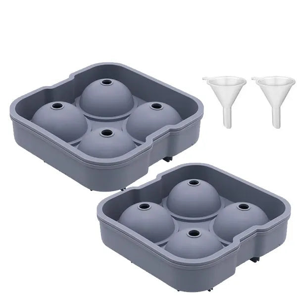 Large spherical gel shapes with a size of 4/8 for easy insertion and removal.