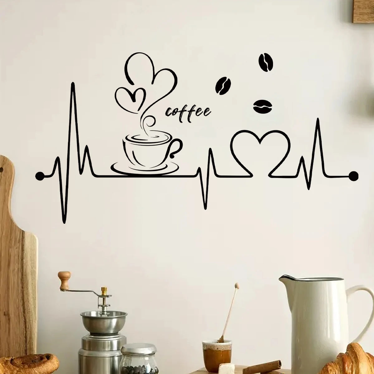 PVC Removable Wall Stickers for Living Room Decor Bedroom Coffee