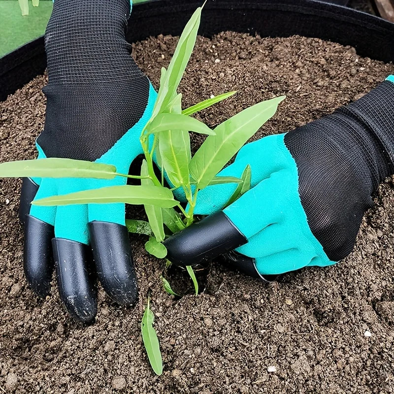 Garden Gloves With Claws  Dig, Plant, Weed