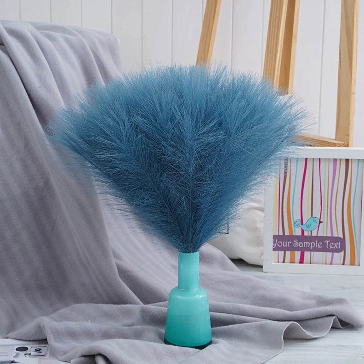 Pampas grass artificial plant for home and garden decoration.