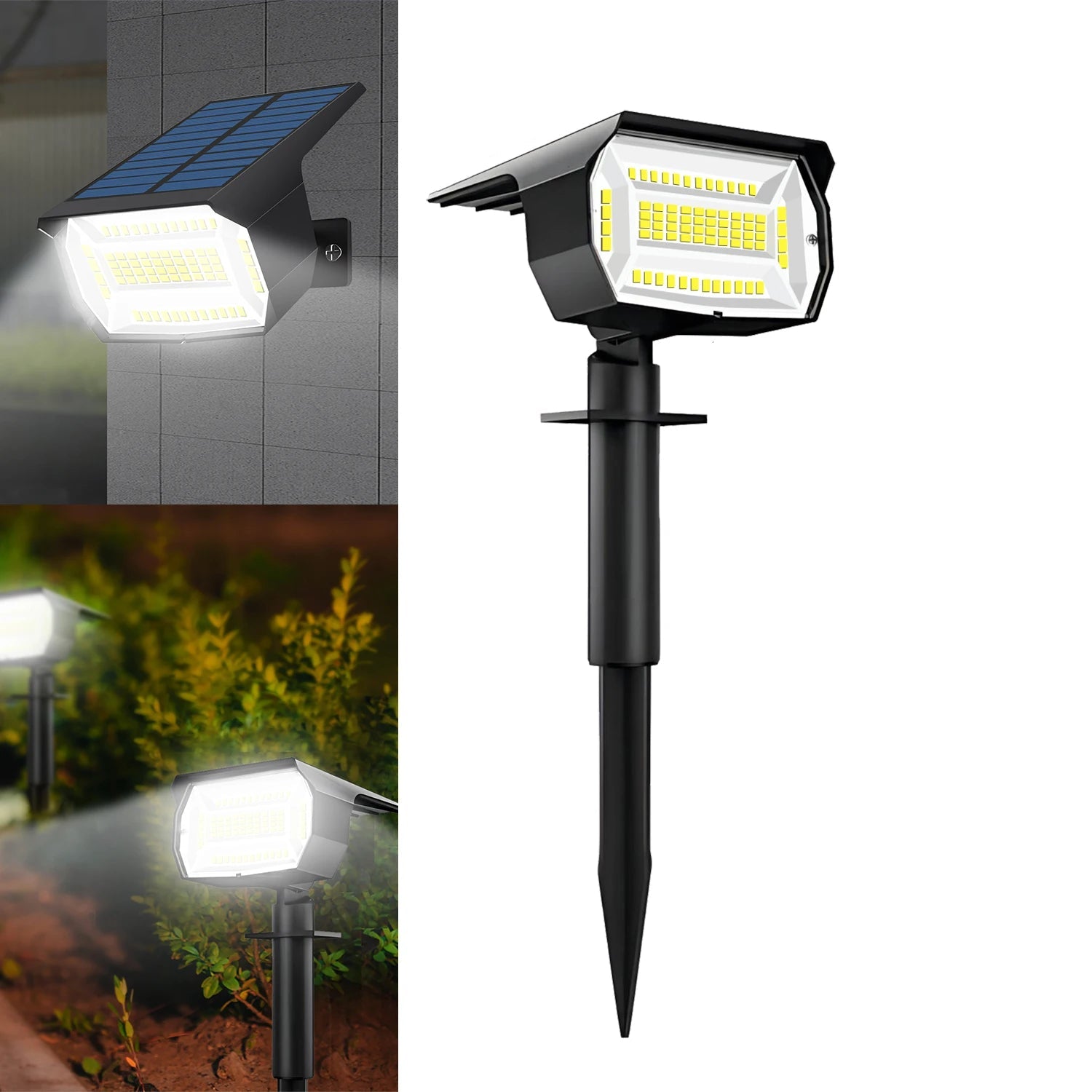 LED Solar Landscape Spotlights IP65 Waterproof Solar  Garden