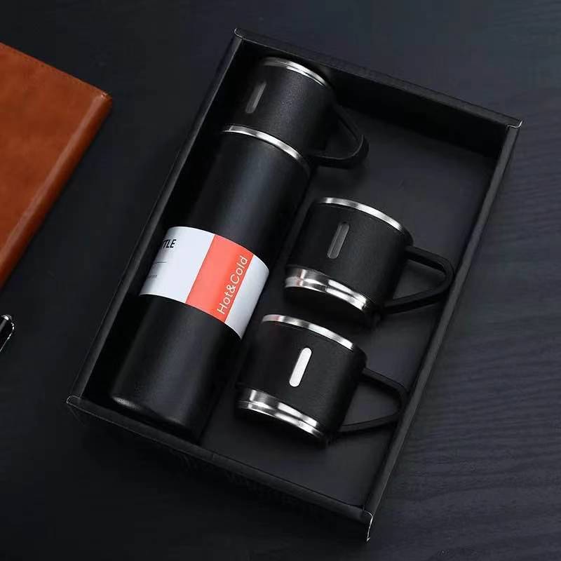 500Ml Bullet Double-Layer Stainless Steel Vacuum Thermos Coffee - enoughdream.com