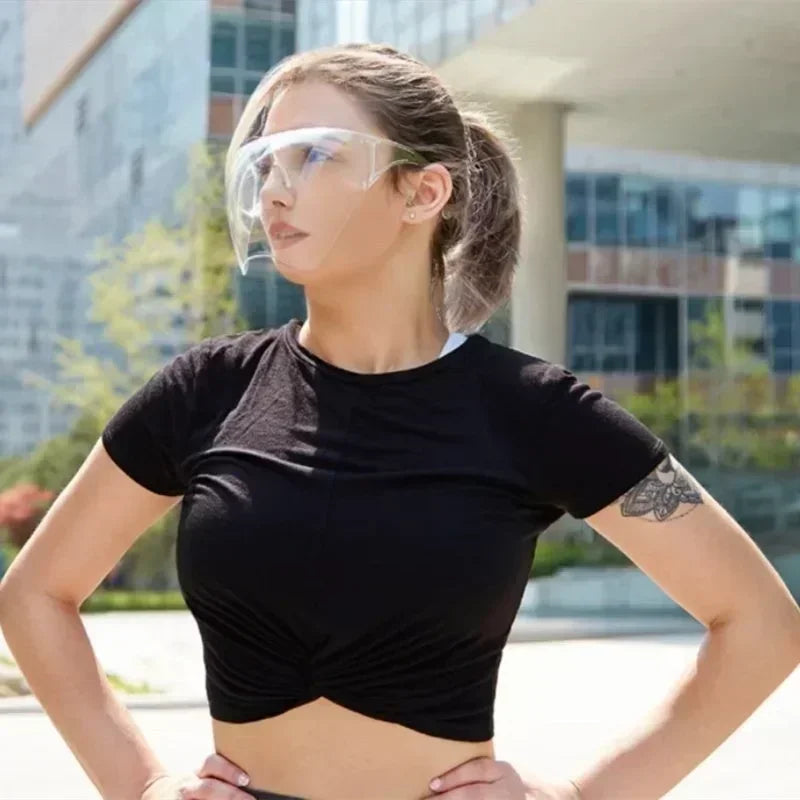 Protective Faceshield Glasses Sunglasses Transparent Anti-splash Anti-fog