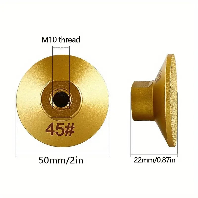 Diamond Brazed Flat Grinding  Stone  Polishing Disc Angle Abrasive