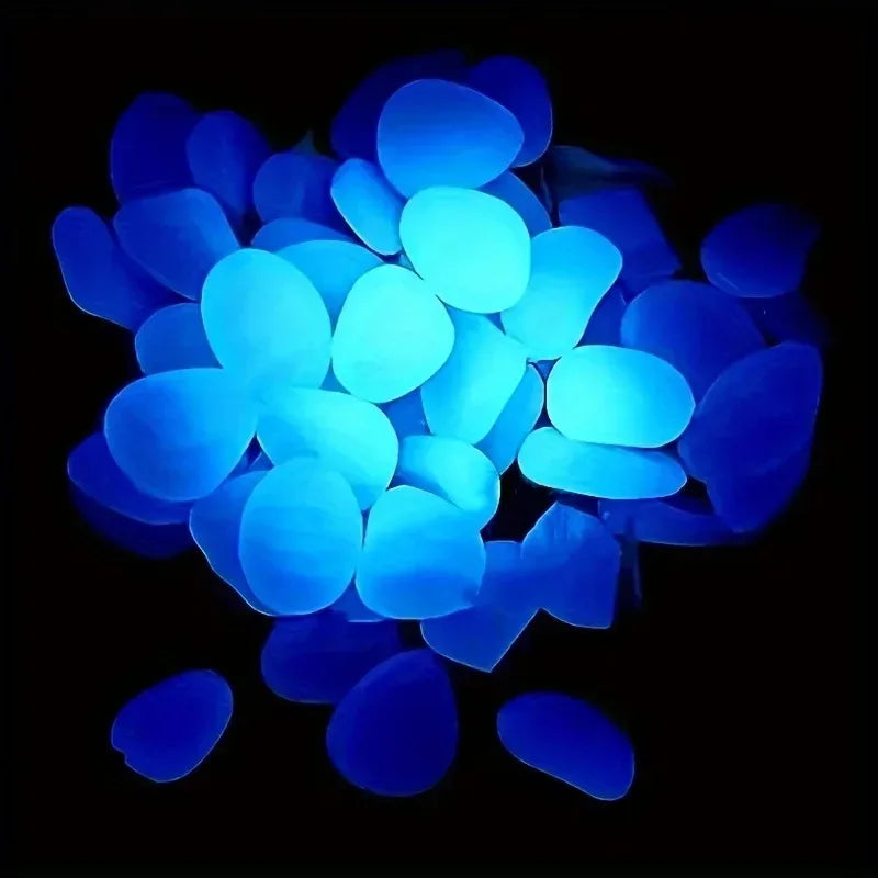 Glow in the Dark Garden Pebbles For Sidewalk