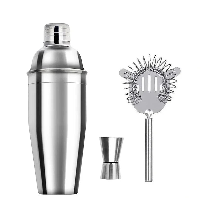 Stainless steel shaker set with 1/3/6/9/11 pieces Boston shaker, bar utensils