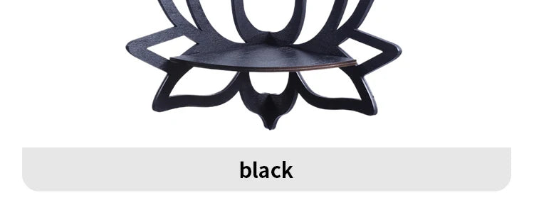Wooden Lotus Hollow Decorative -  Rack Aromatherapy Organiser Essential