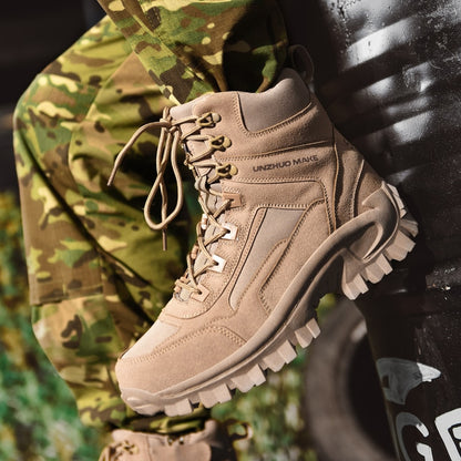 Men Tactical Boots Army Boots Mens Military Desert Waterproof - enoughdream.com