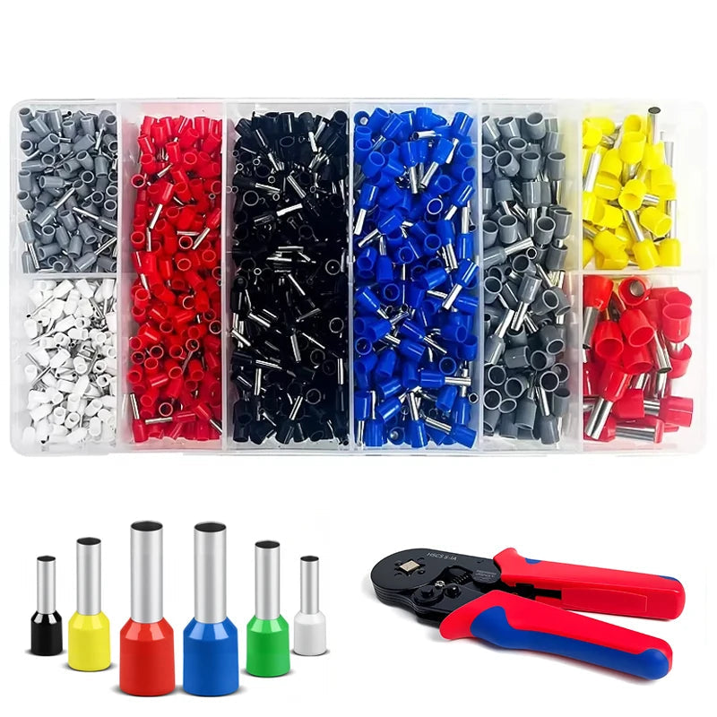 Electrical Tube Insulated Terminal VE Tubular Crimp Terminals