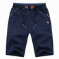 2023 New Men's Shorts Summer Breeches Cotton Casual Sweat Bermudas - enoughdream.com