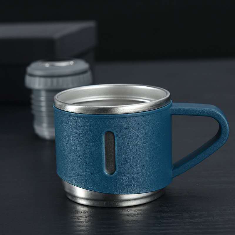 500Ml Bullet Double-Layer Stainless Steel Vacuum Thermos Coffee - enoughdream.com