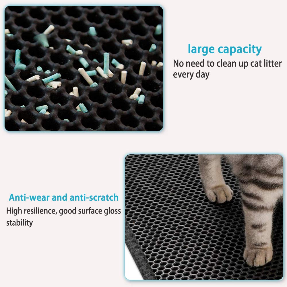 Cat Litter Mat With Gift Double Layer Waterproof Pet Litter Box - enoughdream.com