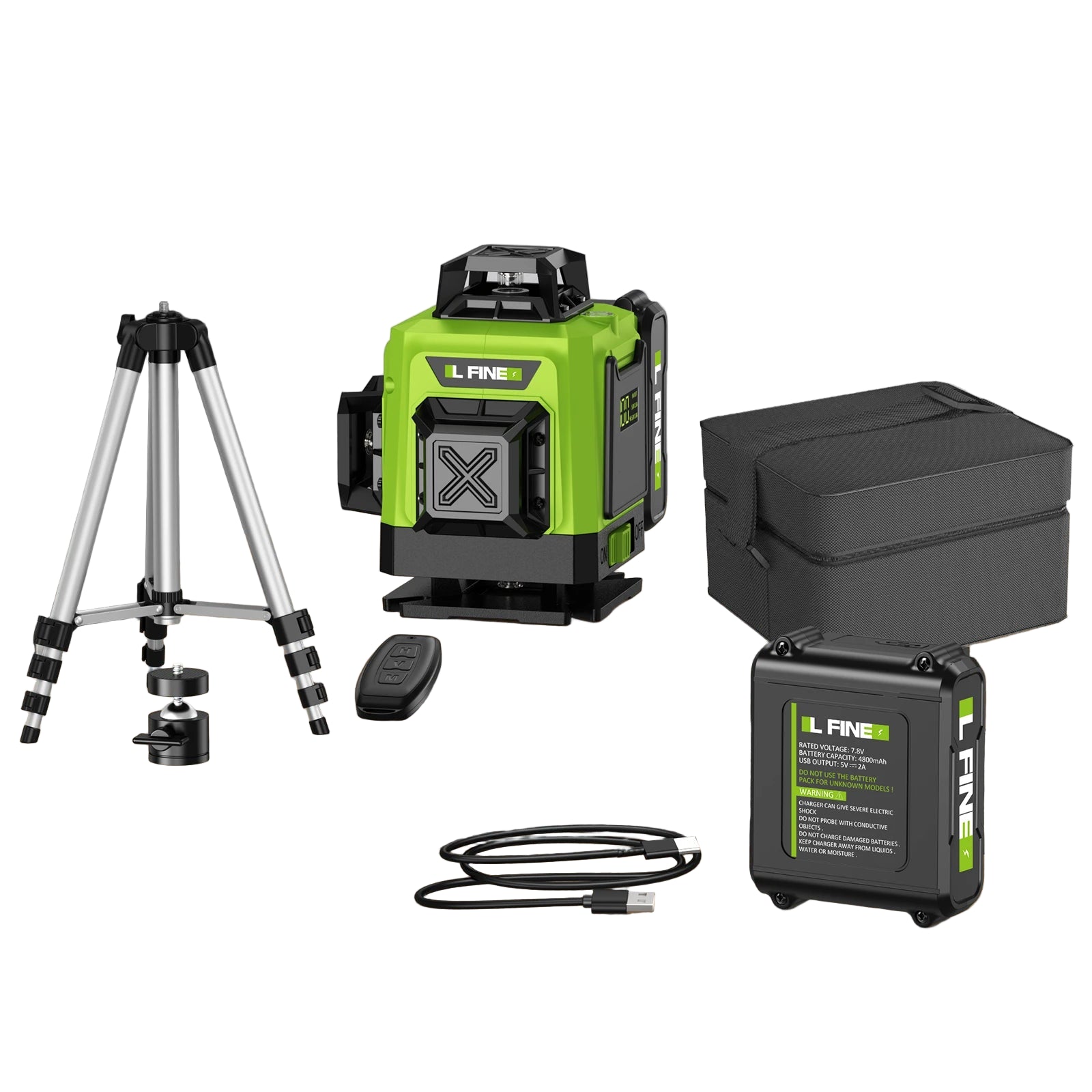 Professional Laser Level 8/16 Lines Horizontal And Vertical With Remote Control  360°