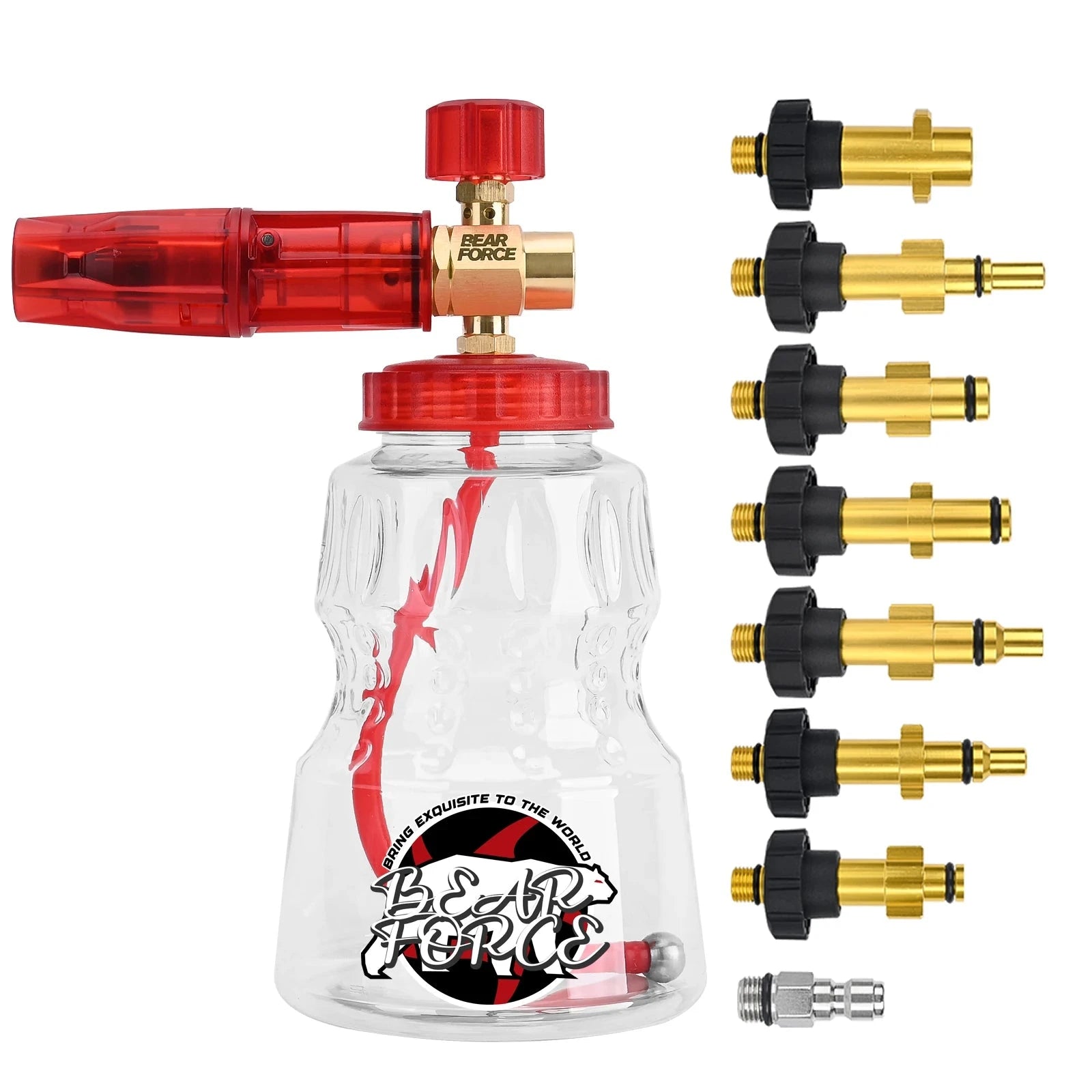 Foaming sprayer car wash