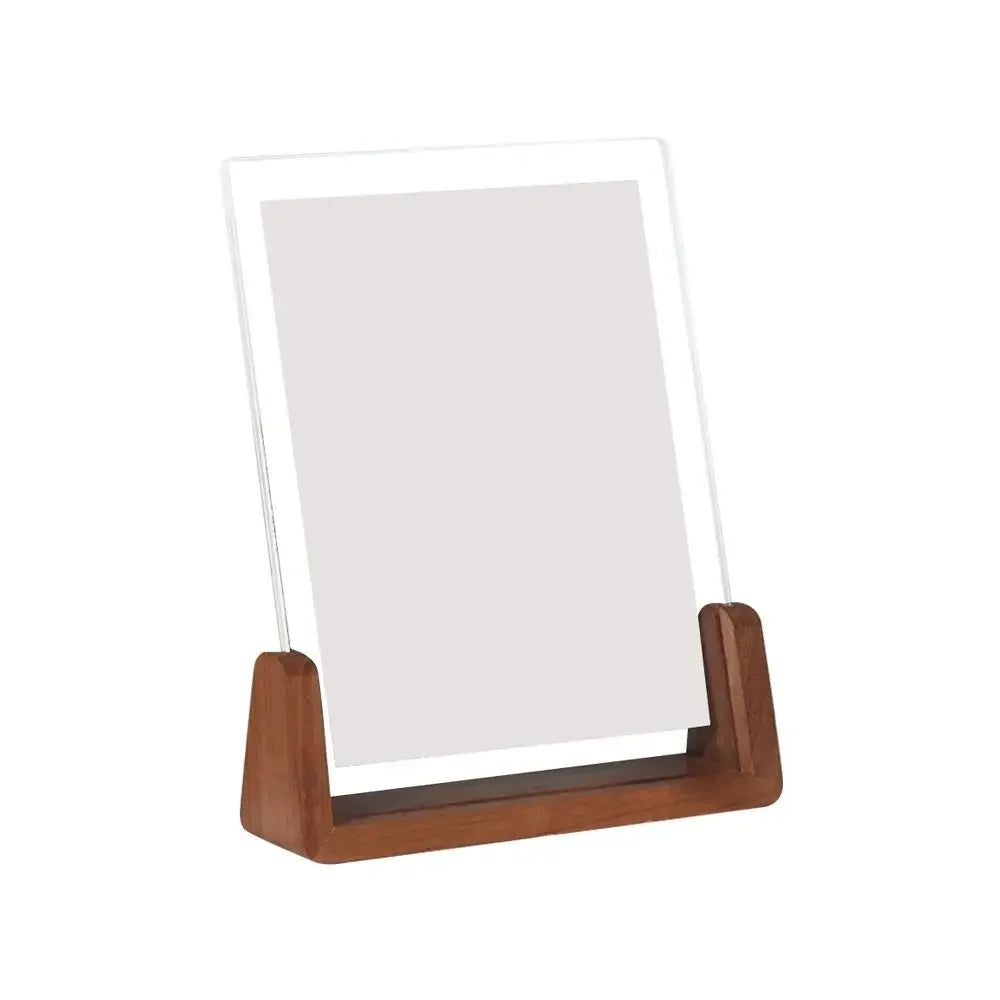 Wooden frame for wedding photos office decoration.