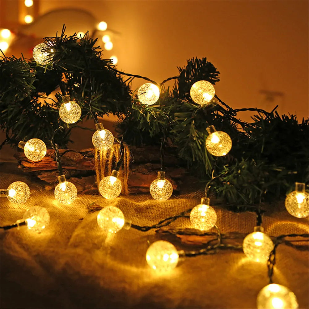 LED Solar String Lights Outdoor Waterproof Garden Decoration