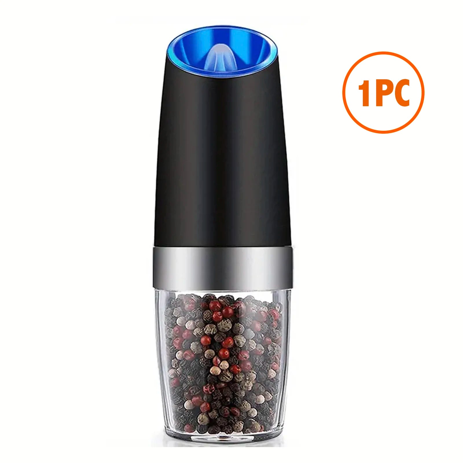 Gravity Electric Salt And Pepper Mill - Tilt To Grind Automatically Battery Powered