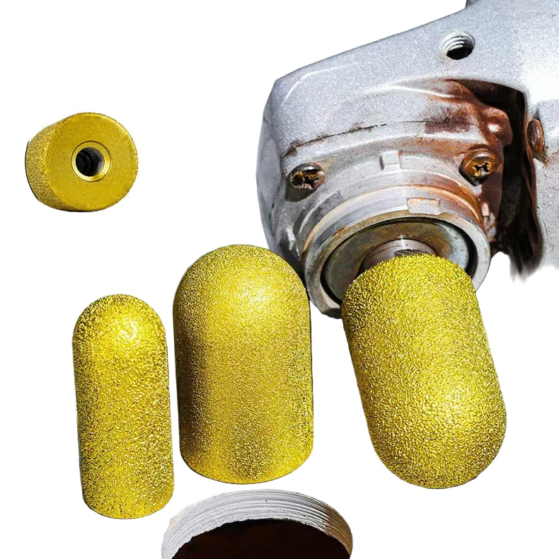 Diamond Brazed Grinding Wheel Finger Bit  Abrasive for  Quartz