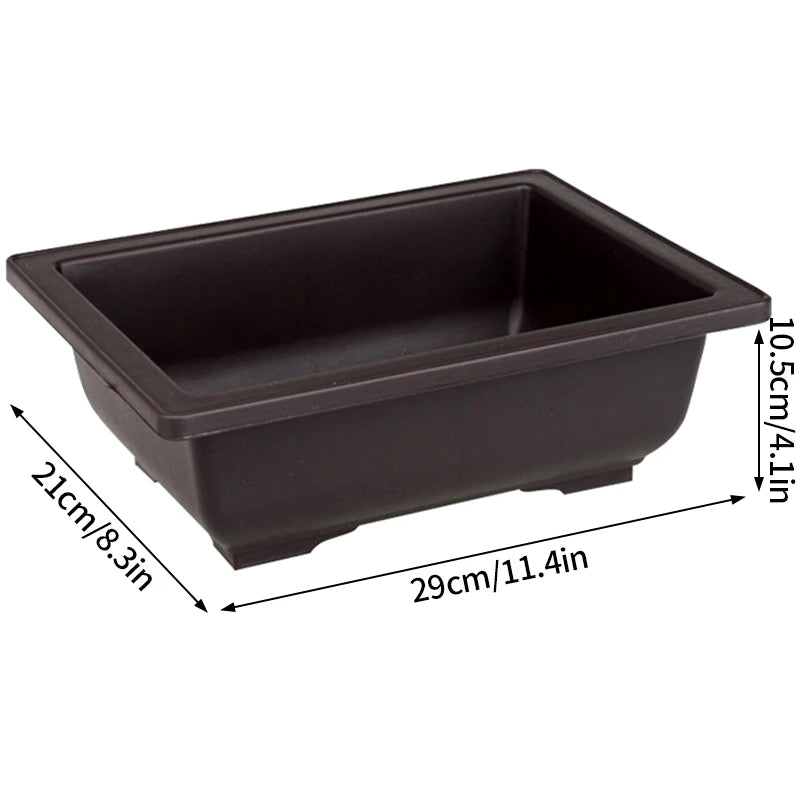 Garden Landscape Bonsai Pot Trays Rectangular Square Planter