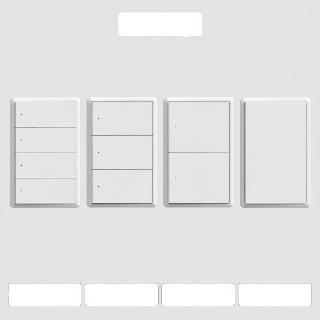 Manhot Matter WiFi Smart Wall Light Switch