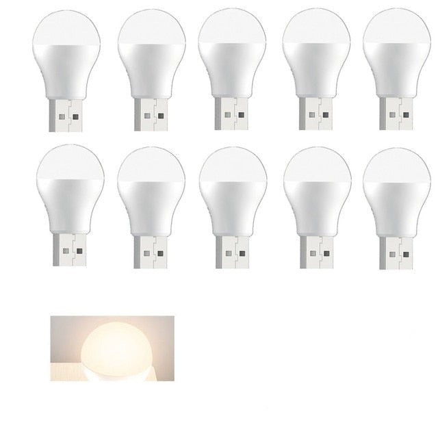 USB Plug Lamp Computer Mobile Power Charging USB Small Book Lamps LED - enoughdream.com