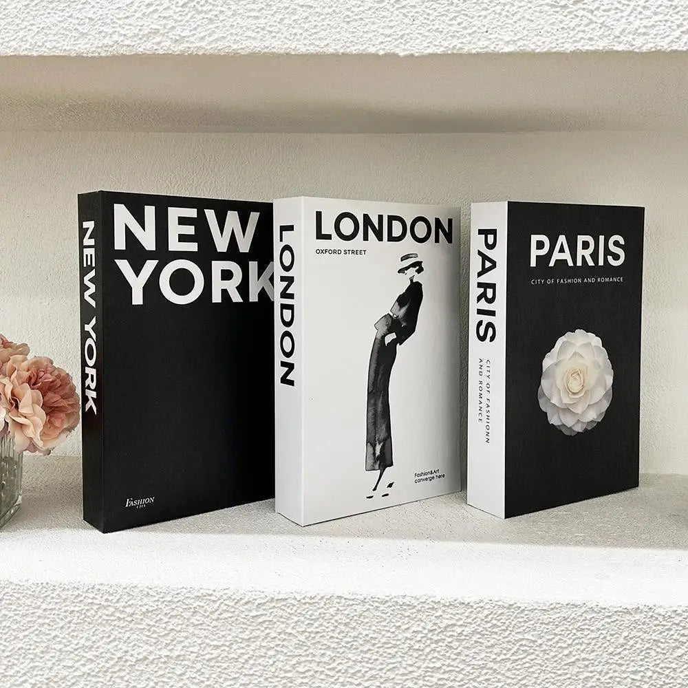 Modern Foldable Fake Book  City -  Desktop Ornaments for Home Decor
