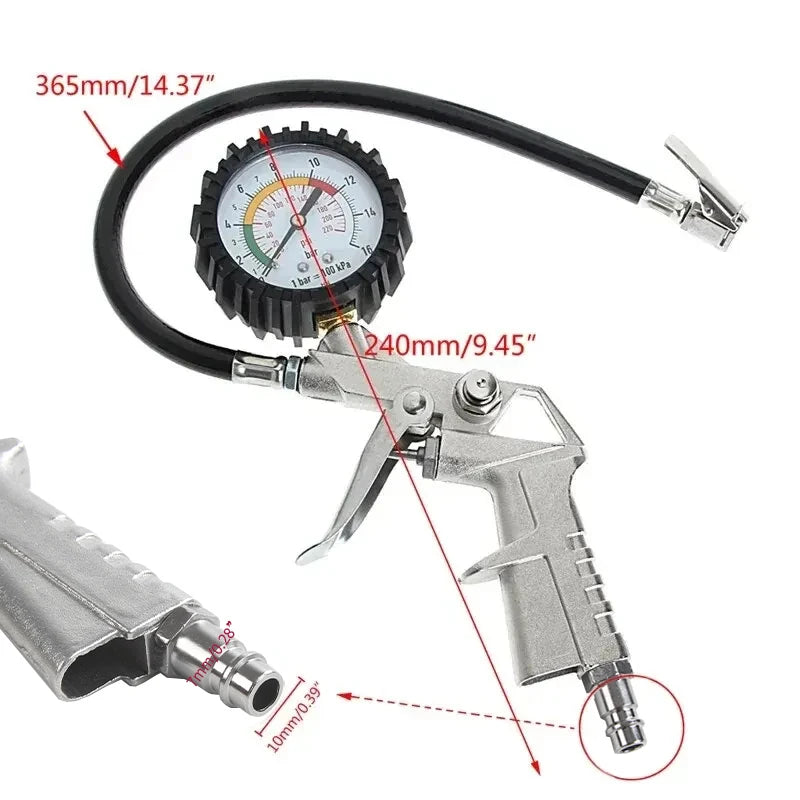 220PSI Car Motorcycle Multifunctional Tire Air Pressure Monitoring  Tools