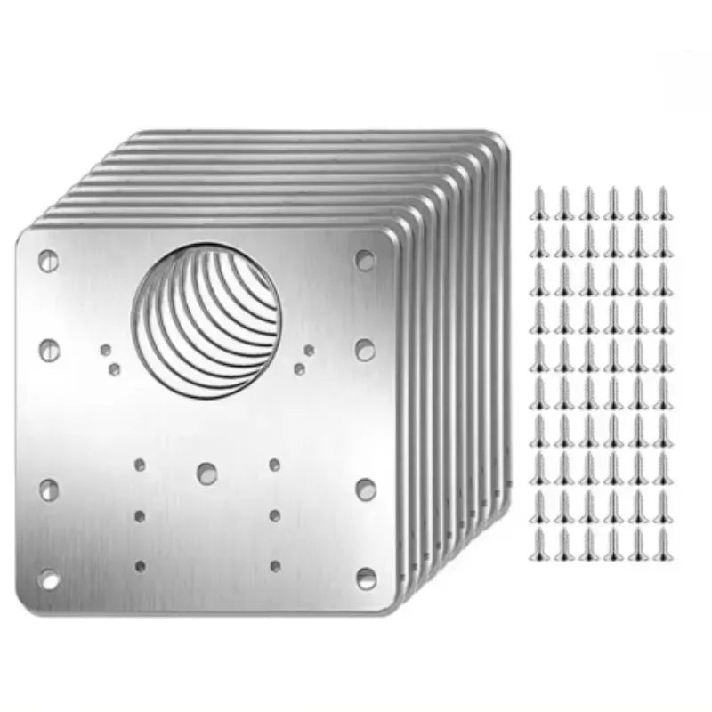 Cabinet Hinge Repair Plate Kit with Screw Furniture Drawer Tools