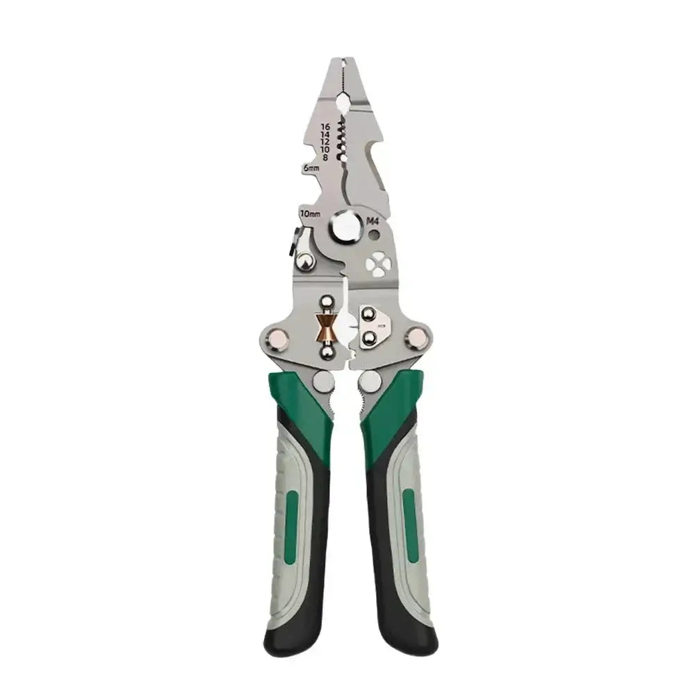 Multifunctional foldable wire stripper -  crimping pliers