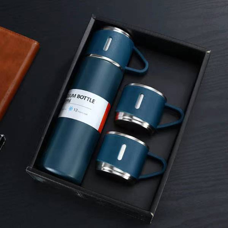 500Ml Bullet Double-Layer Stainless Steel Vacuum Thermos Coffee - enoughdream.com