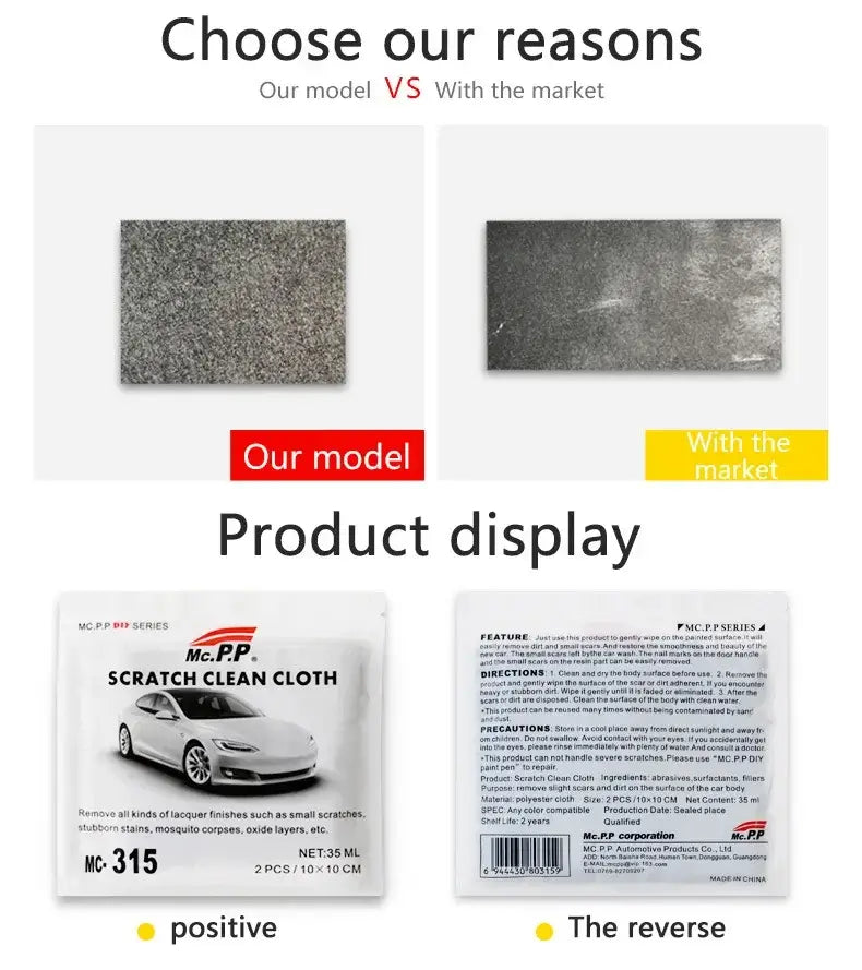 Upgraded Nano Magic Car -  Scratch Remover Cloth Multipurpose Scratch