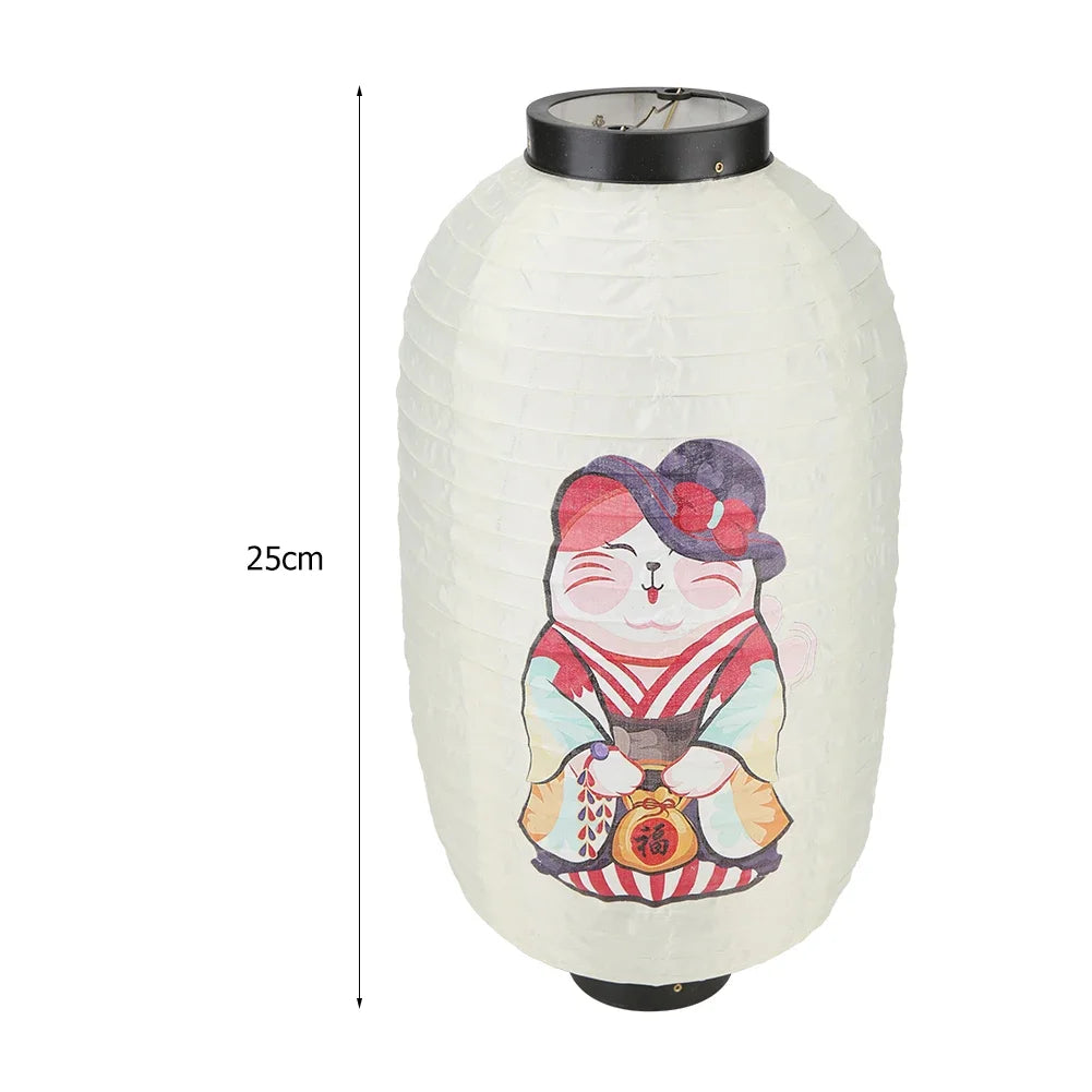 Japanese Lantern Waterproof Traditional Decoration 10 Inch