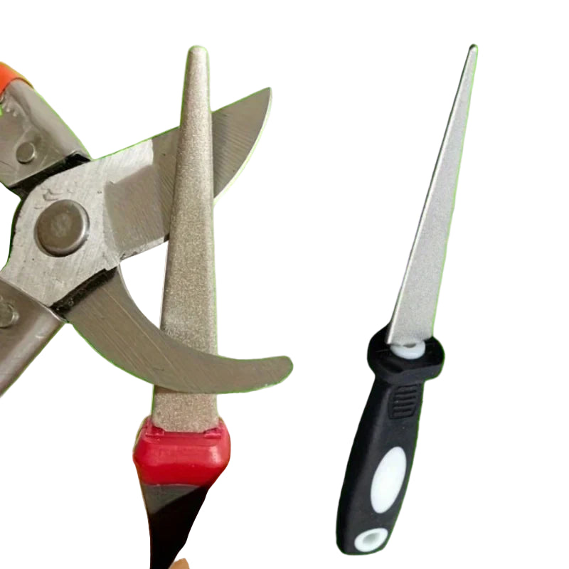 Diamond sharpening stone with one stone and two birds