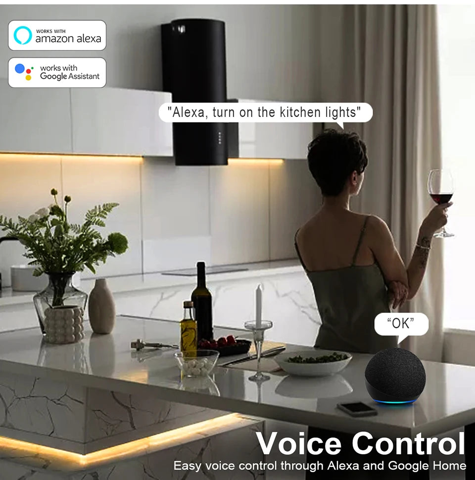 Tuya Smart WiFi COB Neon LED Strip Light 320leds