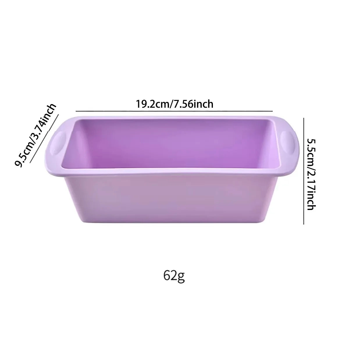 Household Rectangular Silicone Mold Candy Toast