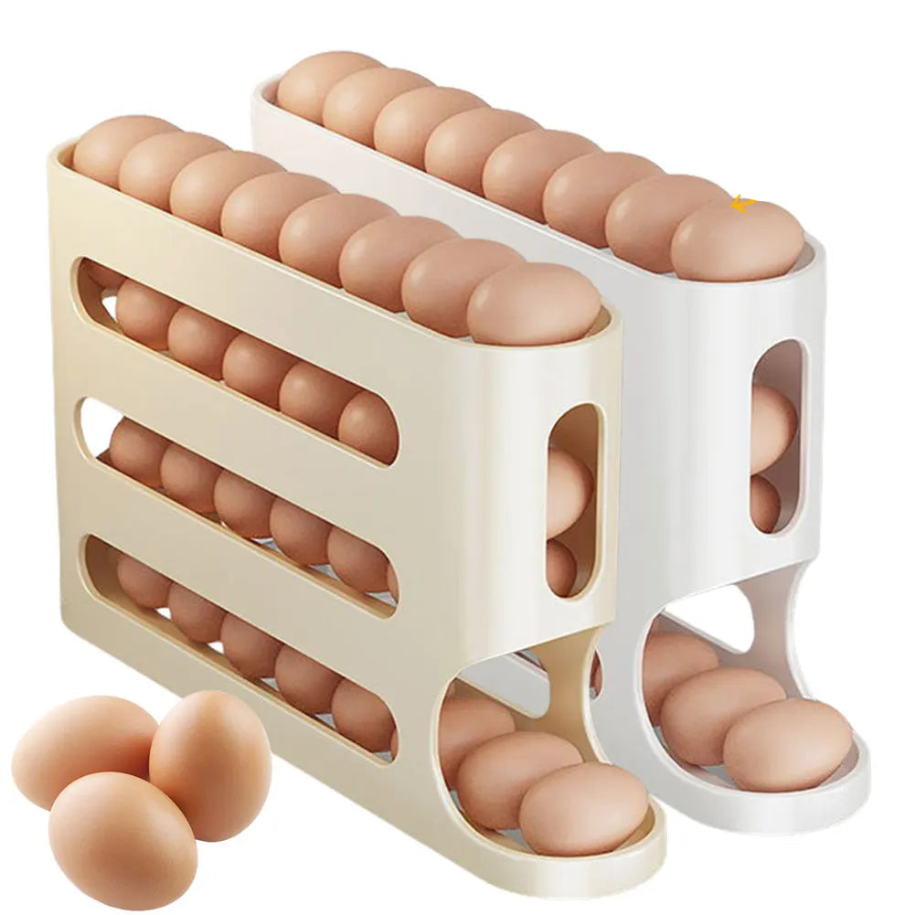 Layers Automatic Rolling Egg Holder Rack Fridge
