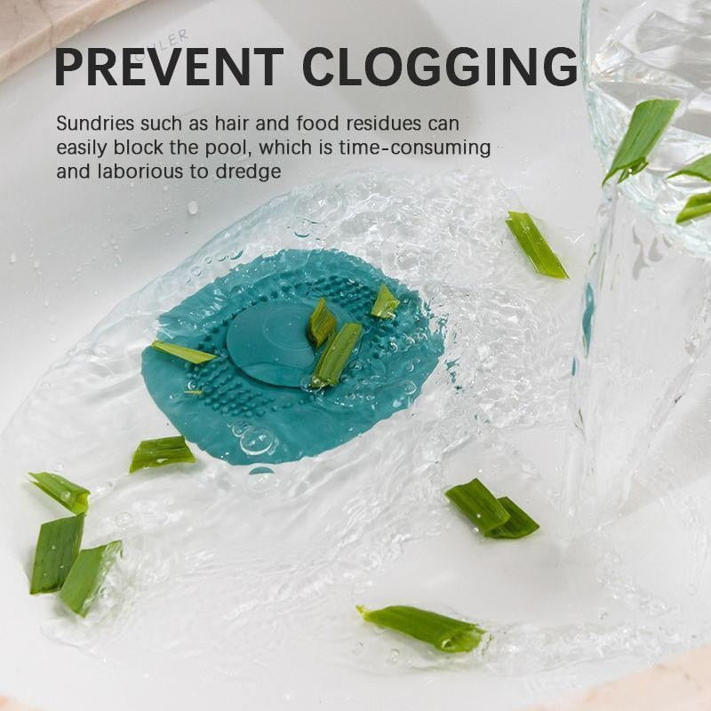 Silicone Kitchen Sink Plug Shower Filter Drain Cover - enoughdream.com