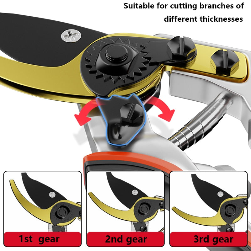 Delixi Pruning Scissors Trim Horticulture Garden Tools 35mm Shear Diameter - enoughdream.com