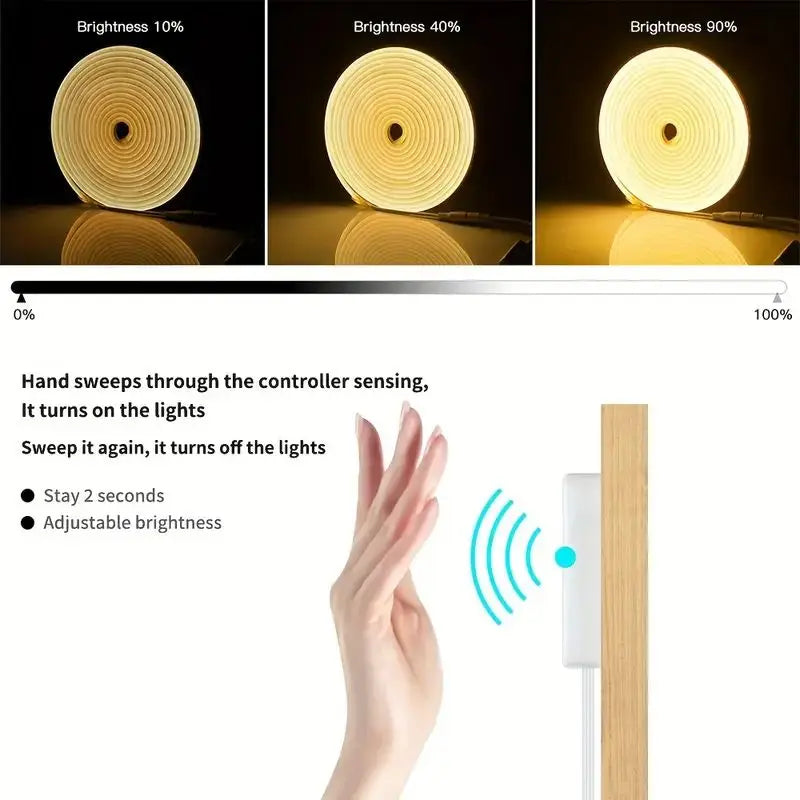 Neon LED Light Strip 5V USB Smart Gesture Sensor